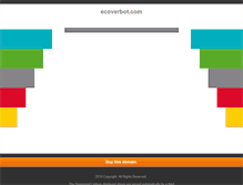 Tablet Screenshot of ecoverbot.com